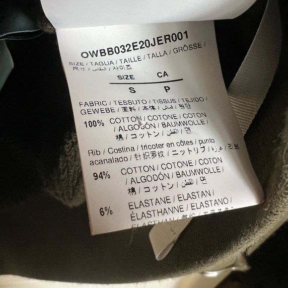 Off White Green Floral Hoodie Woman’s Small MSRP: $595 - Picture 3 of 5